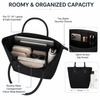 Custom Women's Water Resistant 14 Inch Laptop Tote Bag Lightweight Business Handbag Durable Scratch Resistant Work Bag