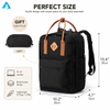 Fashion Simple Backpack for Men Women Student Computer Bag 20-36L Capacity for Commuting & Outdoor Travel