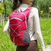 New Lightweight Waterproof Cycling Backpack for Men Women Multifunctional Hiking Daypack with Helmet Holder Mesh Side Pockets