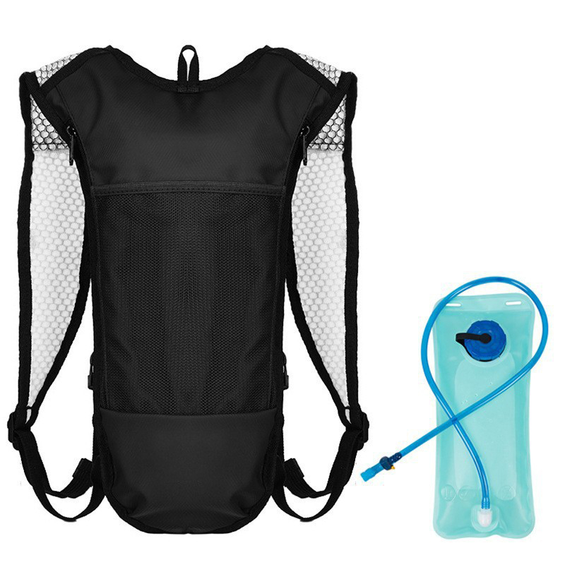 Bicycle Riding Backpack Water Bag Outdoor Breathable Travel Sports Bag Men's Women's Adjustable Strap Nylon Customized Softback