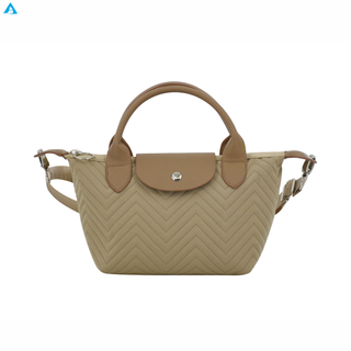 Women's Advance Fashionable Single Shoulder Crossbody Bag Handbag Nylon Zipper Closure Portable Lightweight Lady Handbag
