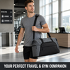 Factory Direct Multi-function Roll-top Carry-on Large Capacity Duffel Bag Sports Gym Travel Luggage Bag with Shoe Compartment 