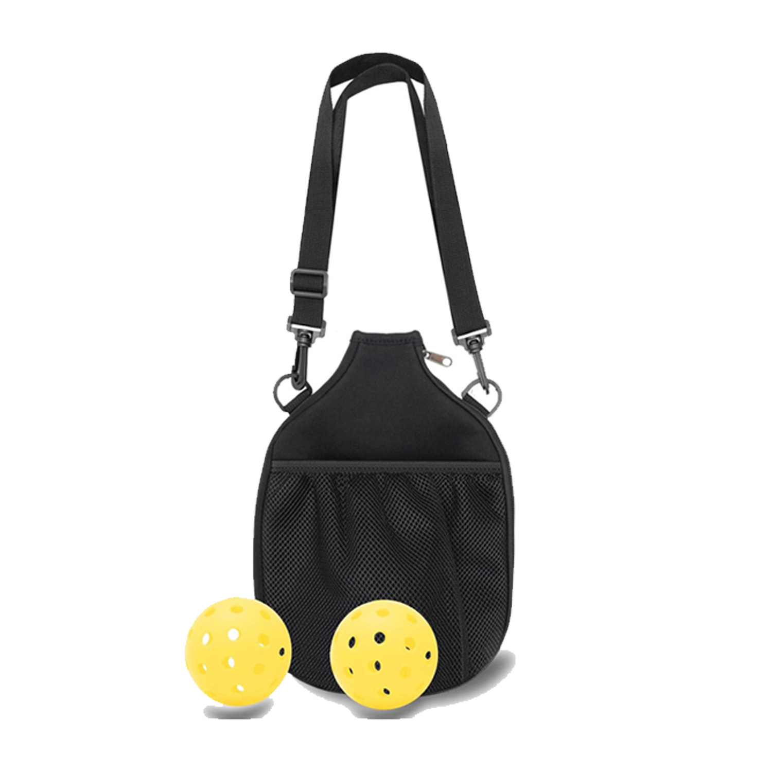 Pickleball Paddle Bag Neoprene Sling Backpack Pickleball Bag with Mesh Pocket Adjustable Strap for Men Women Outdoor Sports