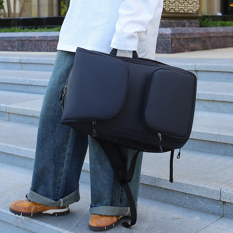 Functional Tennis Badminton Racket Bag Large-Capacity Waterproof Laptop Backpack Portable Design Fashion Casual Shoe Compartment