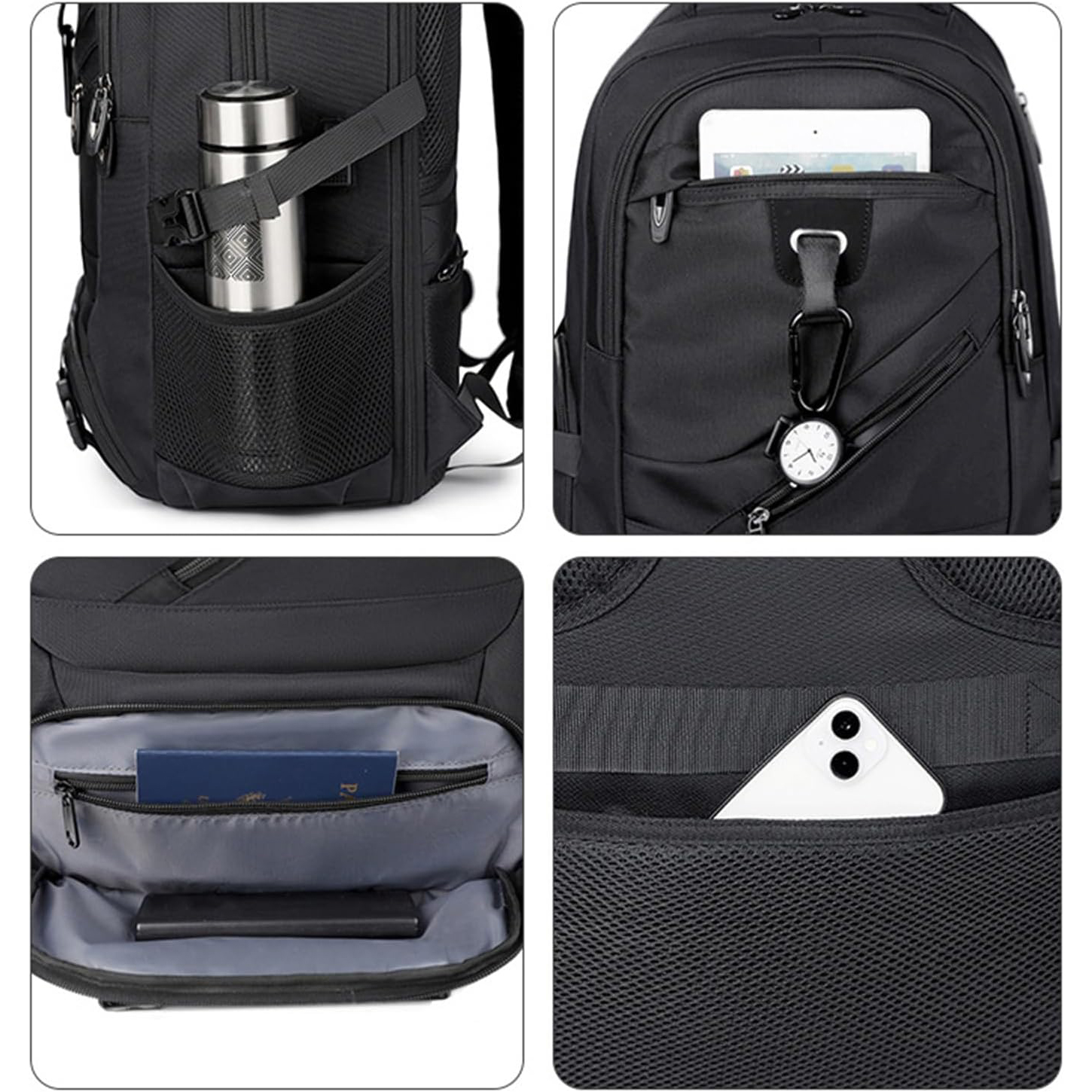 Customized Multi-Functional 17 Inch Laptop Backpack Portable Waterproof Shoulder Outdoor Bag for Short Trip Luggage Handbag