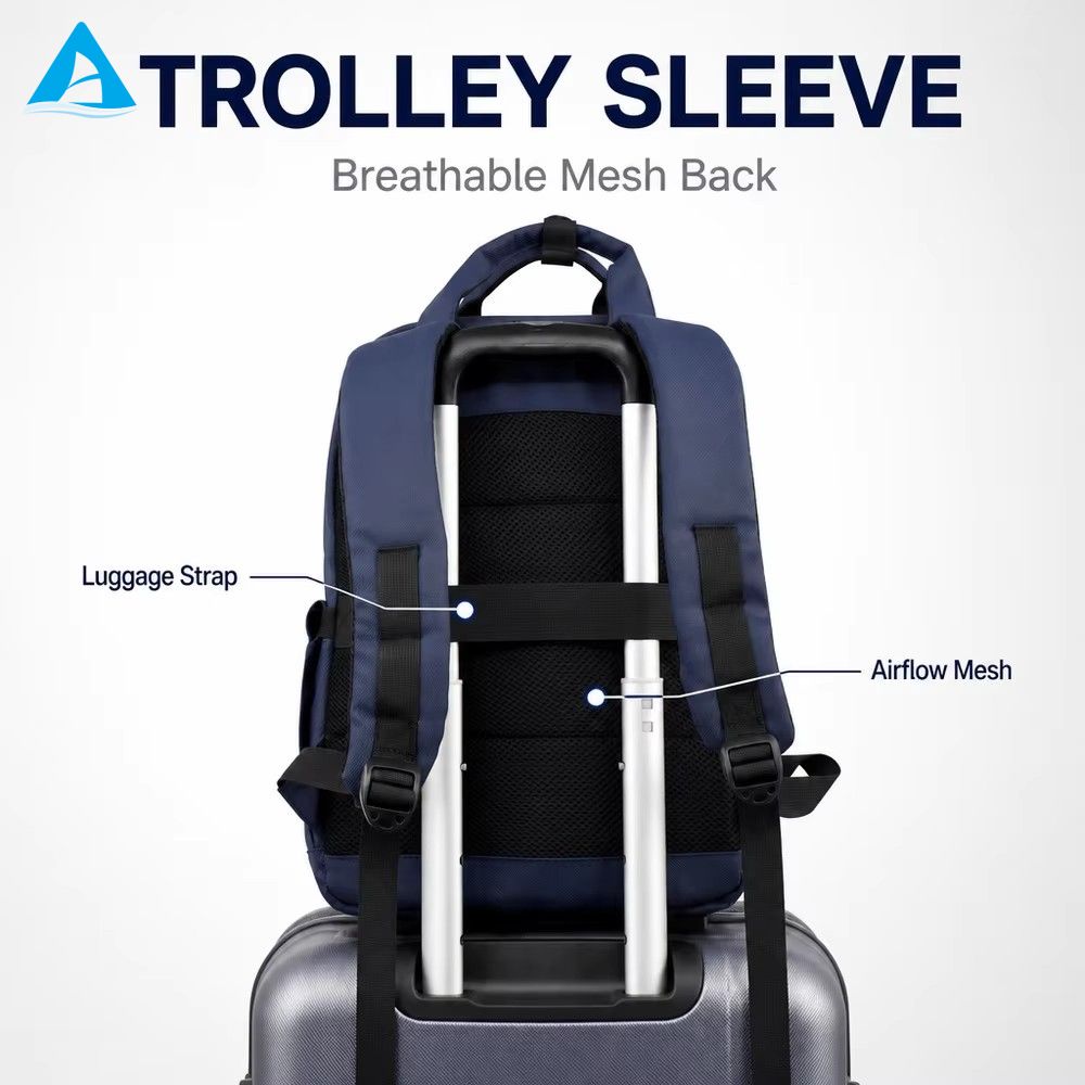 BSCI Factory Direct Laptop Backpack Lightweight Men Business Waterproof School Sthdent Backpack With Comfortable Handbag