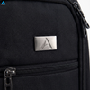 Classic Black 14 Inch Laptop Backpack 3 Compartment Durable Nylon Business Office Bag with Bottle Pockets for School Commute Men