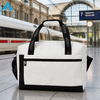 Custom Logo Ripstop Nylon Duffel Bag Carry-On Travel Weekender Bag Water-Resistant Tote for Gym Business