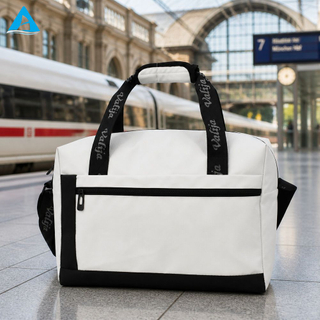 Custom Logo Ripstop Nylon Duffel Bag Carry-On Travel Weekender Bag Water-Resistant Tote for Gym Business