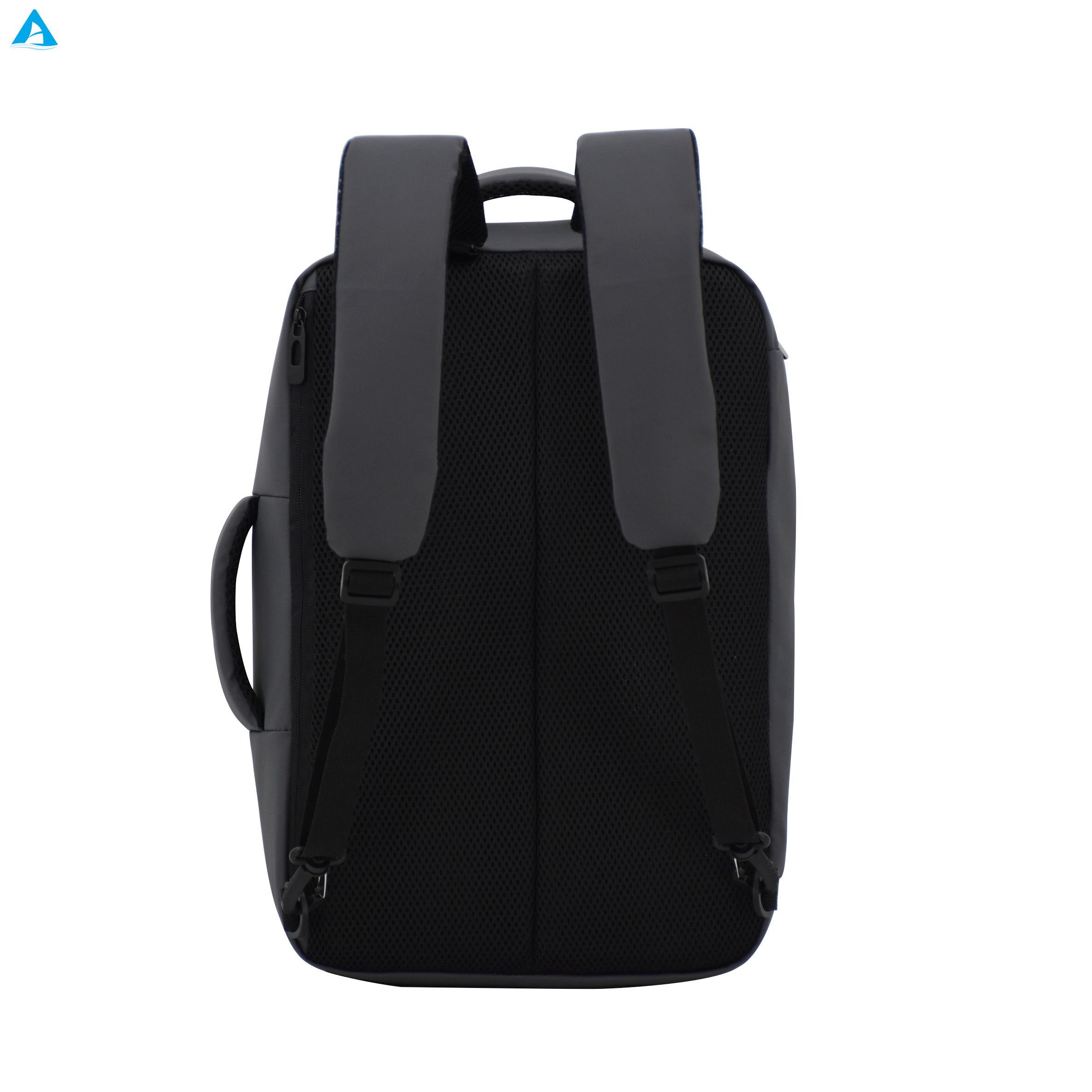 Factory Customized Logo Unisex Waterproof Internal Frame Backpack Black Cross-Border Laptop Bag with Polyester Lining