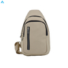 Unisex Cycling Chest Bag Casual Oxford Fabric Crossbody Backpack with Zipper Closure Portable Fashion Design