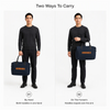 Wholesale Custom Polyester Travel Tote Bag Business Weekender Handbag Lightweight Overnight Bag with Magnetic Snap Ends
