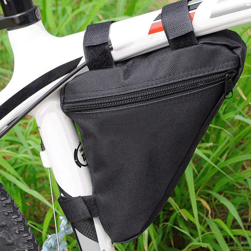 Advance Saddle Bag for Cycling Mountain Bike Triangle Tool Bag Top Tube Crossbar Bag Water Resistant Polyester Zipper Closure