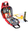 Custom Large Capacity Oxford Portable Emergency Vehicle First Aid Storage Backpack with Zipper Closure and Shoulder Strap