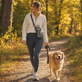 Wholesale Cheap Price Ultralight Water Bottle Sling Bag with Phone Pocket Adjustable Crossbody Pouch for Dog Walking 