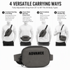 Custom Lightweight 2.5L Waist Bag Portable Crossbody Chest Bag Multi Pocket Fanny Pack for Travel Running Daily Use
