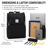 Wholesale Customized Eco-Friendly Recycled Computer Backpack Water Resistant Portable Student Backpack for Unisex