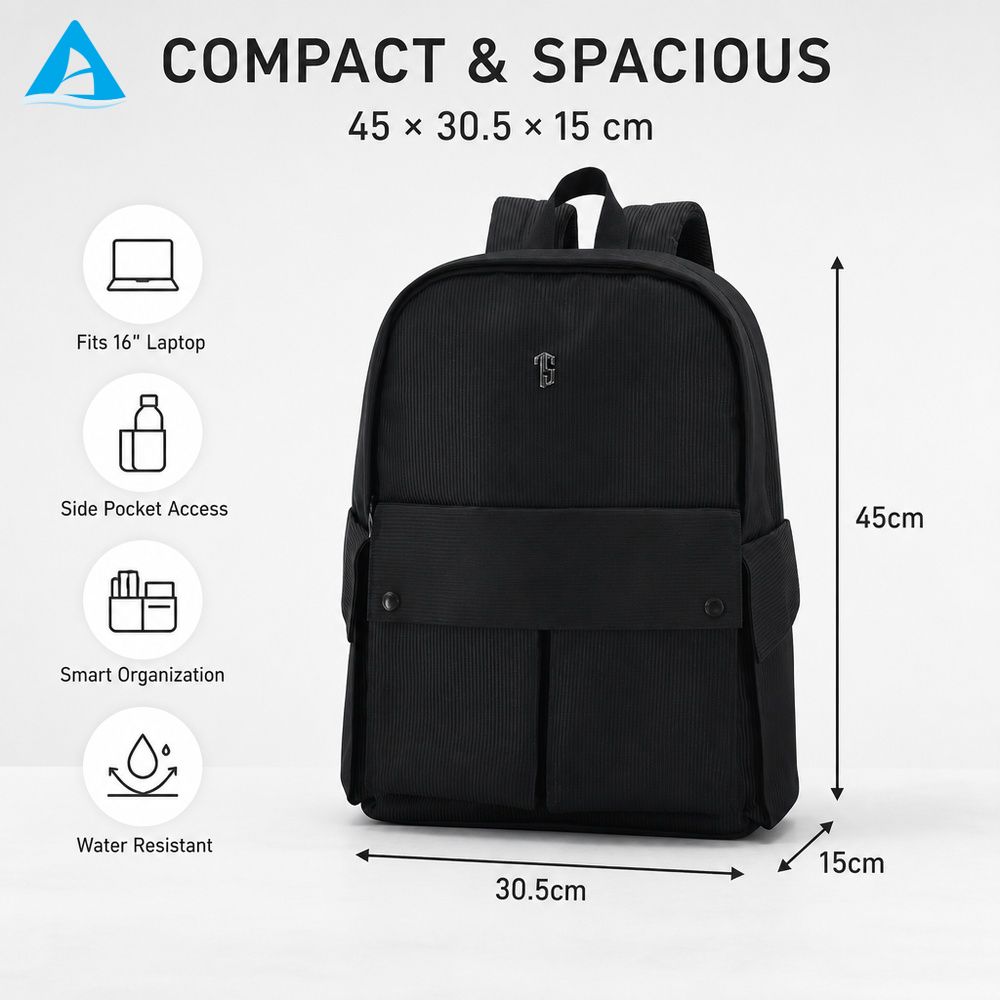 Wholesale Custom Water Resistant Nylon Business Laptop Backpack 16 Inch Computer Bag for Travel Office Commute Men Women