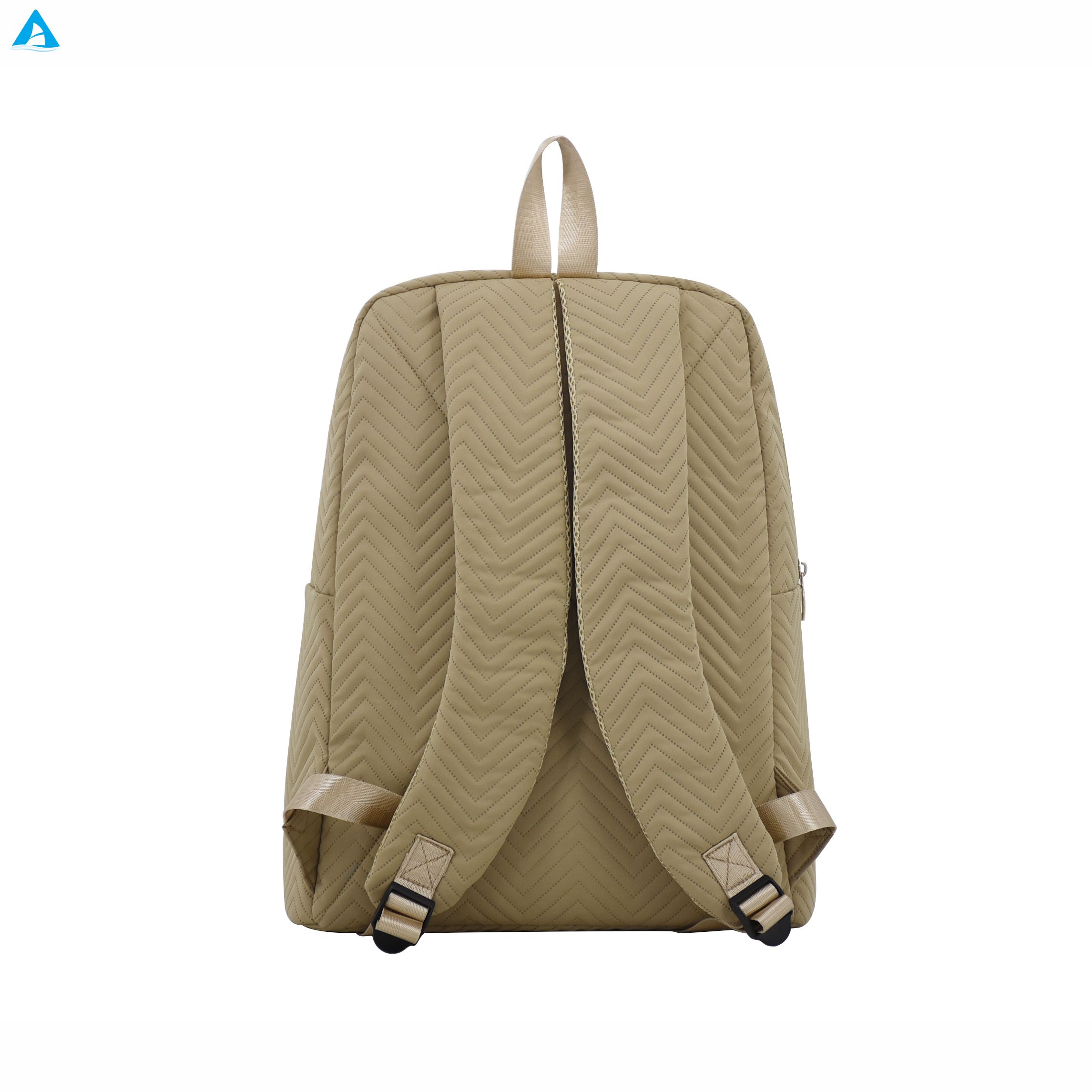 Factory Custom Solid-Color Nylon Women Backpacks with Zipper Closure Lightweight and Fashionable for Students 