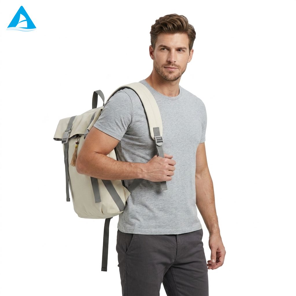 Factory Custom Expandable Roll-top Large-capacity Sporty Outdoor Fashionable Business Travel Backpack