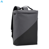 Wholesale Custom Logo Color Block Backpack Waterproof Roll Top Laptop Bag Business Travel Backpack for Office Commute